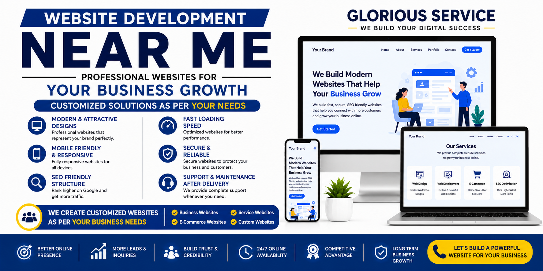 Website Development Near Me by Glorious Service 🌐🚀
